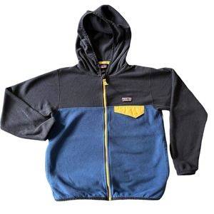 Patagonia Boys Jacket Micro D Snap-T Fleece Long Sleeve Full Zip Sz S 7-8